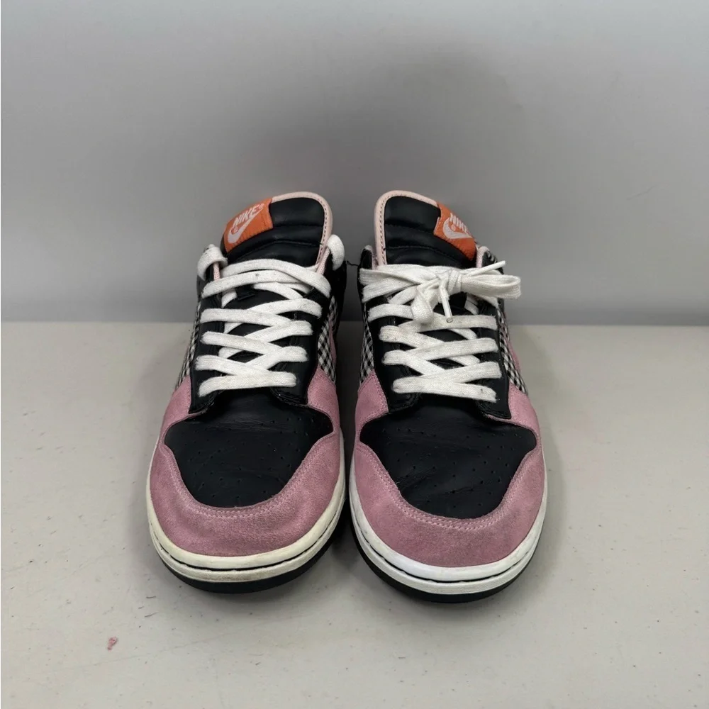 Nike Dunk Low Wmns Picnic Pink Plaid Sz 11 308608-161 Vtg Rare Stussy